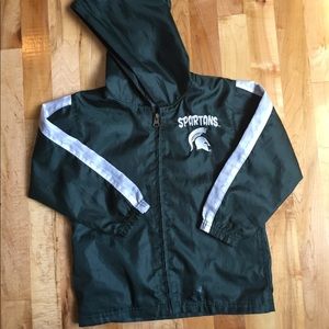 Toddler 4T MSU light jacket